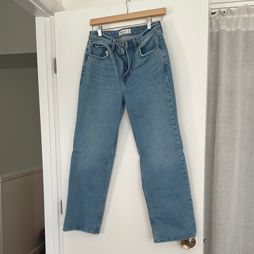 Abercrombie Vintage Straight Hi Rise